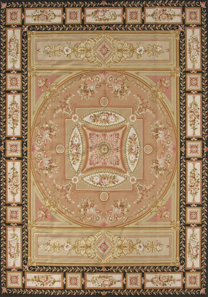 手織りラグ・シルクウール《カントナック》140 x 200 cm – ルイ16世時代アーカイブ